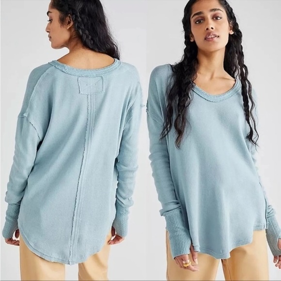 Free People Care We The Free Colby Long Sleeve - Picture 12 of 12